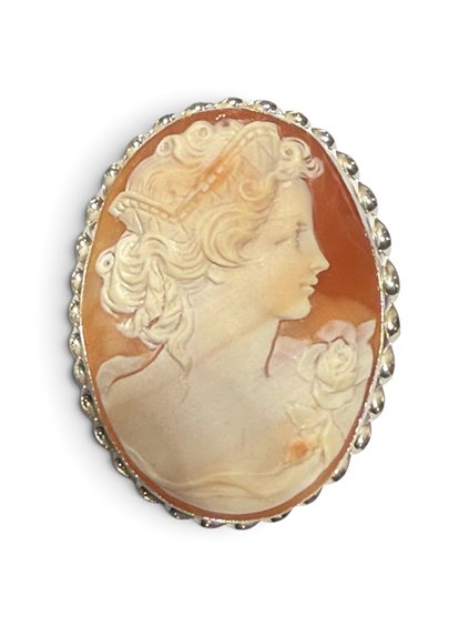 Spilla Mandile 1922 Donna Cammei  in Argento Conchiglia 2MSPCM45.1.26 - 2MSPCM45.1.26